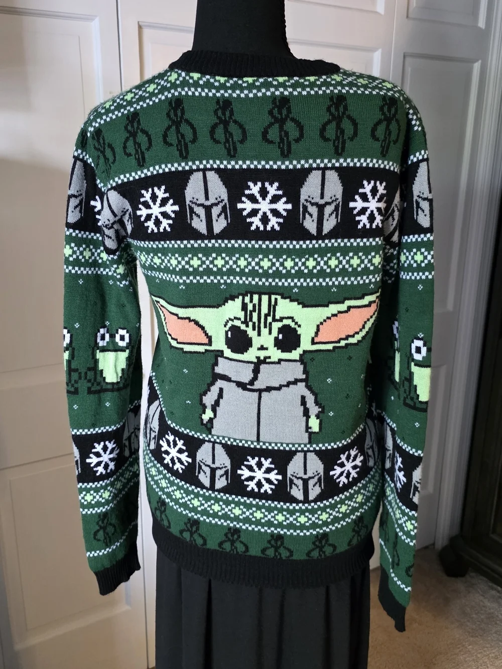 Star Wars The Child Green Holiday Sweater - Men